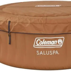 2-4 Person Inflatable Hot Tub With 120 Air Jets And Insulated Cover