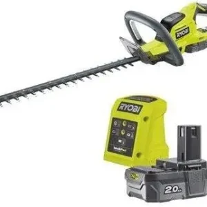 Ryobi ONE+ 18V Cordless Hedge Trimmer Kit With 2.0Ah Battery And Quick Charger