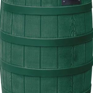 Good Ideas Rain Wizard 50 Gallon Plastic Outdoor Rain Barrel Water Storage Collector