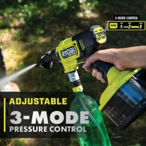 Ryobi ONE+ HP 18V Cordless Electric Cold Water Power Cleaner, 600 PSI 0.7 GPM, 20 ft. Siphon Hose