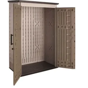 Rubbermaid Outdoor Storage Shed 52-Cubic-Foot Lockable UV-Resistant Heavy-Duty Resin