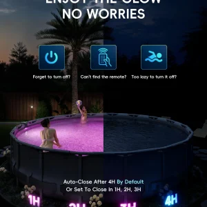 Solar LED Pool Light - 42 LEDs, 10 Color Options