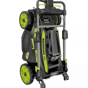 RYOBI 40V 20 in Self-Propelled Mower/Trimmer/Blower Kit, 2 Batteries, 2 Chargers - RY401120-Y/Ry40270/RY40407BTLVNM