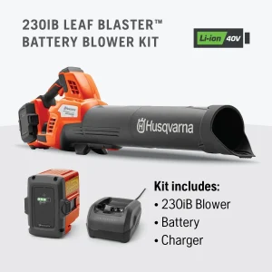 Husqvarna Cordless Leaf Blower 136 MPH 650 CFM 40V 4 Ah Battery And Charger Included - 230iB 970480204