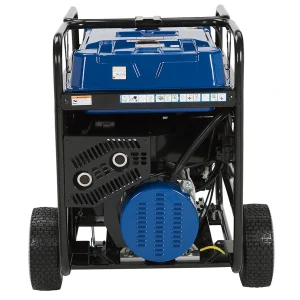Powerhorse Portable Generator, 27,000 Surge Watts, 18,000 Rated Watts, 120/240V, Dual Fuel, Electric Start, CO Shutdown