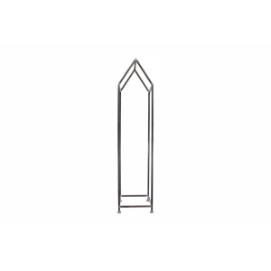 3R Studios House Shaped Metal Log Holder, 13 in. L x 12.5 in. W x 55.75 in. H