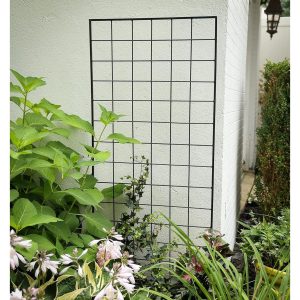 American Garden Works Narrow Screen Trellis, Black 64.25"H - STNMB