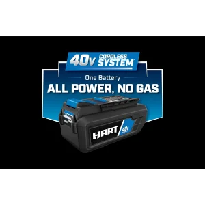 HART 40-Volt 20-Inch Cordless Brushless Push Mower Kit