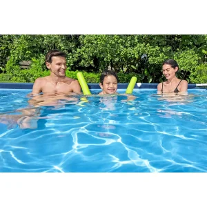 Bestway Steel Pro Above Ground Pool Set, 9 ft. 10 in. x 6 ft. 7 in. x 26 in., 872 gal.