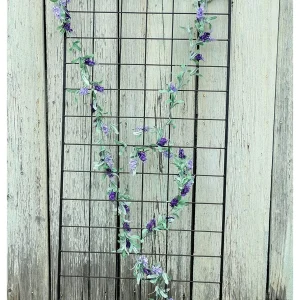 American Garden Works Narrow Screen Trellis, Black 64.25"H - STNMB