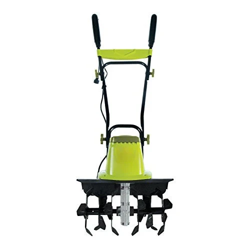 16-Inch 12-Amp Electric Tiller And Cultivator - Green