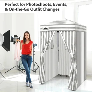 EAGLE PEAK Ultra Compact 4 ft x 4 ft Pop-Up Changing Room Canopy - Flex
