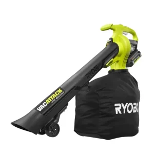 RYOBI Vac Attack 40V Cordless Leaf Vacuum & Mulcher With 2x 5.0Ah Batteries & Charger - RY40451-2B