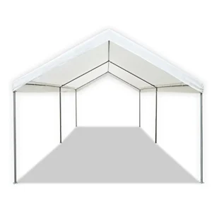 Caravan Canopy Sports Portable Garage Heavy Duty Shelter, White, 10x20 ft - Domain