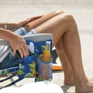 Tommy Bahama Folding Backpack Beach Chair, Blue, 2 Pack - 735752