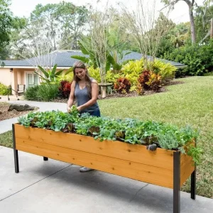 Self-Watering Elevated Planter Box 96" L x 24" W x 29" H