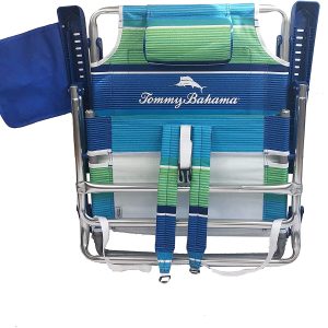 Tommy Bahama 2-Pack Backpack Beach Chairs With Storage Pouch And Towel Bar