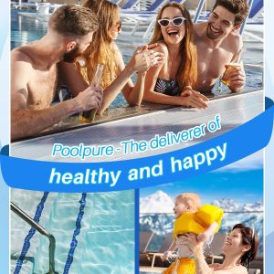 POOLPURE Pool Filter Cartridge 4-Pack 130 Sq Ft 32 1/16in x 7in - PLFPCC130