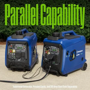 Westinghouse Dual Fuel Portable Inverter Generator, 4000 Peak Watt, Remote Electric Start
