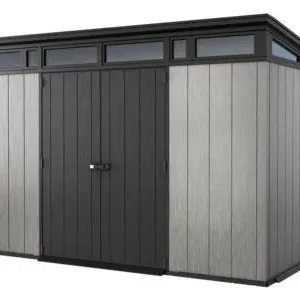 Keter Weather-Resistant Resin Storage Shed, 11 ft. x 7 ft. - Cortina