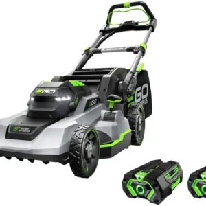EGO Power+ 21-Inch 56V Self-Propelled Cordless Lawn Mower With 2x 4.0Ah Batteries And Rapid Charger - Black