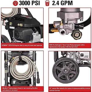 Simpson MegaShot Gas Pressure Washer 3000 PSI 2.4 GPM - MS60809 / MS60809-S