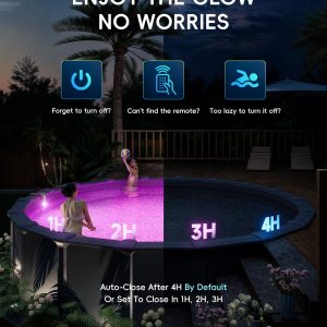 Solar LED Pool Light - 42 LEDs, 10 Color Options