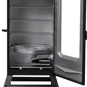 Masterbuilt 40 inch Digital Electric Smoker With Window, Legs, 4 Racks, Black