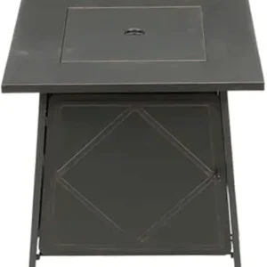 Four Seasons Courtyard 28-Inch Square 50,000 BTU Gas Fire Pit Table - SRGF11634
