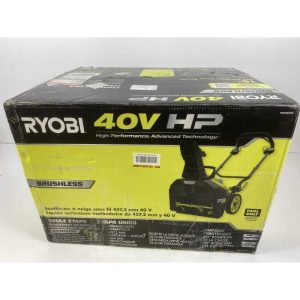 RYOBI 40V HP Brushless 18 in. Single-Stage Cordless Electric Snow Blower