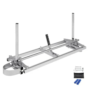VEVOR Chainsaw Mill, Galvanized Steel, 14-36 in Guide Bar, 0.2-11.81 in Cutting Thickness