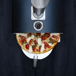 Deco Chef Outdoor Pizza And Grill Oven With 13in Pizza Stone, Black - DGPZG100BLK