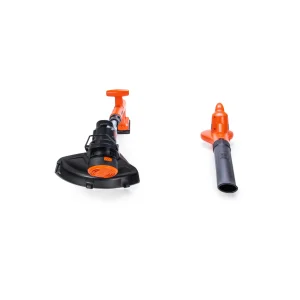 BLACK+DECKER 20V MAX Lithium 10 In. String Trimmer/Edger And Hard Surface Sweeper Combo Kit - LCC221