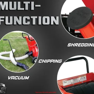 Gas-Powered 7HP Wood Chipper Shredder Mulcher