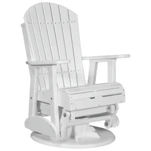 Poly Lumber Adirondack Swivel Glider Chair - 30W x 28D x 44H