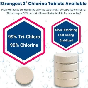 3 Inch Pool And Spa Chlorine Tablets - 50 Lbs