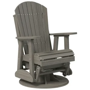 Poly Lumber Adirondack Swivel Glider Chair - 30W x 28D x 44H