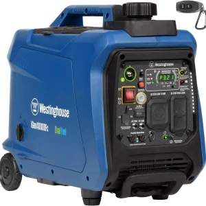 Westinghouse Dual Fuel Portable Inverter Generator, 4000 Peak Watt, Remote Electric Start