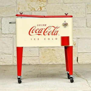 Leigh Country Coca-Cola Metal Outdoor Patio Cooler, 60 Qt - CP 98111