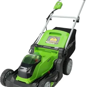 Greenworks 40V 17 inch Cordless Lawn Mower, Tool Only - MO40B01