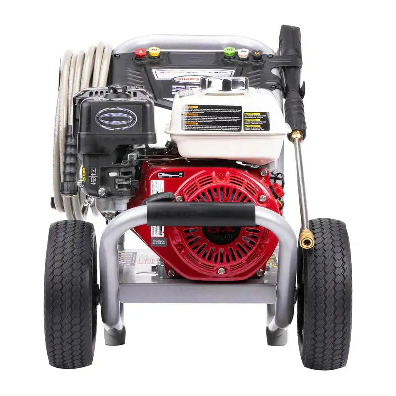 Gas Pressure Washer 3700 PSI 2.5 GPM With Honda GX200 Engine And AAA Triplex Pump - TMI49900
