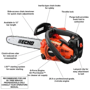 12 in 26.9 cc Gas 2-Stroke Chainsaw with Top Handle - CS-271T