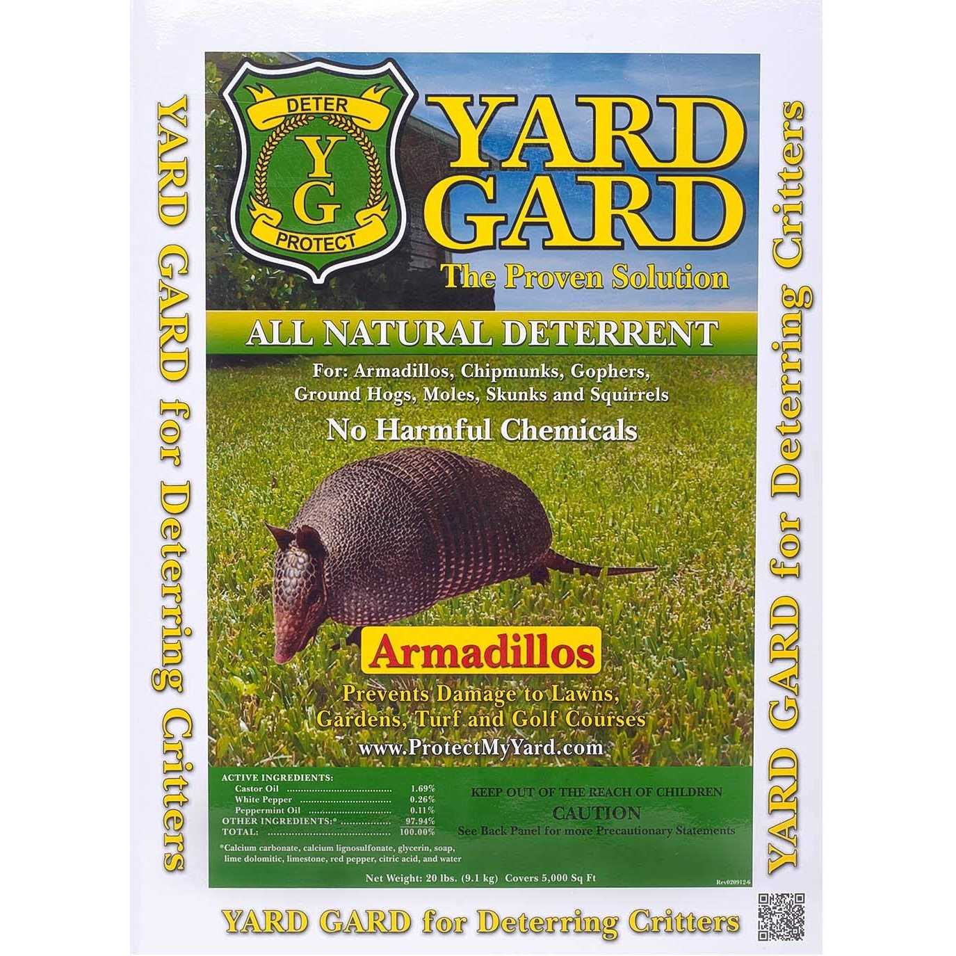 Yard Gard Animal Repellent Granules For Armadillos - 20 lb