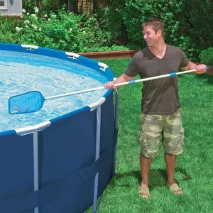 Intex Metal Frame Above Ground Swimming Pool With Filter And Cover, 12 Ft x 30 Inches - 28211EH