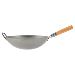 Cuisinart Outdoor Wok Station With Prep Table, 50,000 BTU, 14 inch Carbon Steel Wok - Black