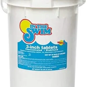 In The Swim 3 Inch Slow-Dissolve Pool Chlorine Tablets 50 lb Bulk Pack - C3050