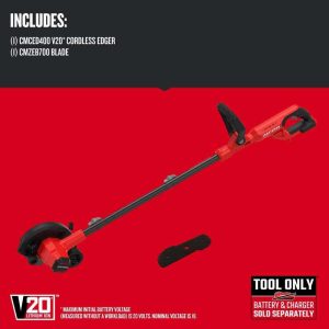 Craftsman V20 Cordless Lawn Edger Tool - CMCED400B