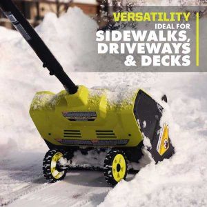 RYOBI 40V Cordless Electric Snow Shovel With 4.0 Ah Battery And Charger - 12 in