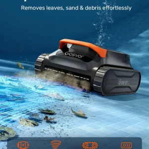Cordless Robotic Pool Vacuum Cleaner With Smart Navigation And Wall And Waterline Cleaning