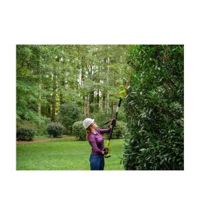 RYOBI ONE+ 18V Cordless Battery Pole Hedge Trimmer 18in